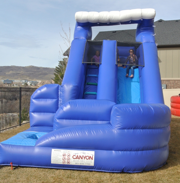 Blue Wave Slide Canyon Party Rental